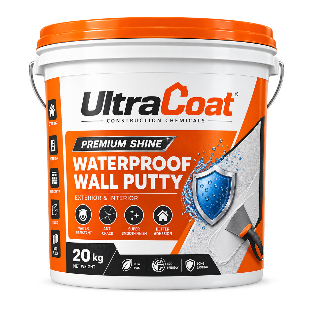 Premium Shine Waterproof Wall Putty